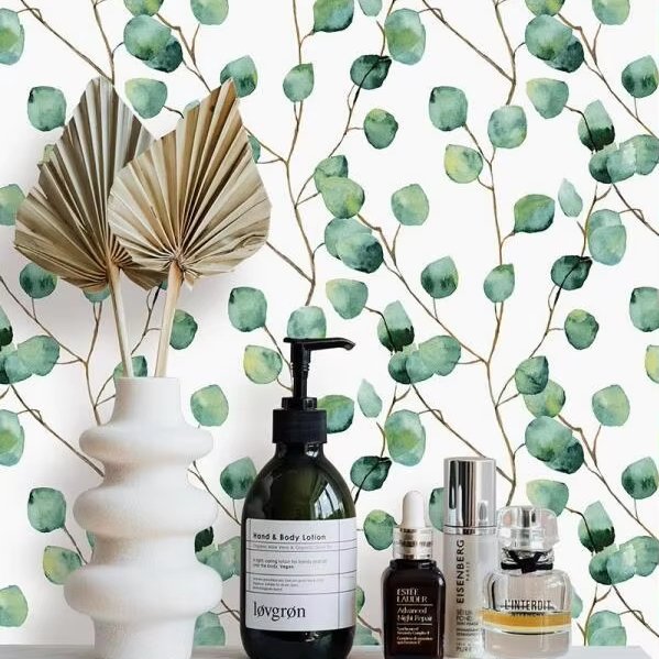 2024 Guangzhou Mywow Wholesale Chinese style Ginkgo Leaves New Arrival Elegant Flower Textured Wallpaper