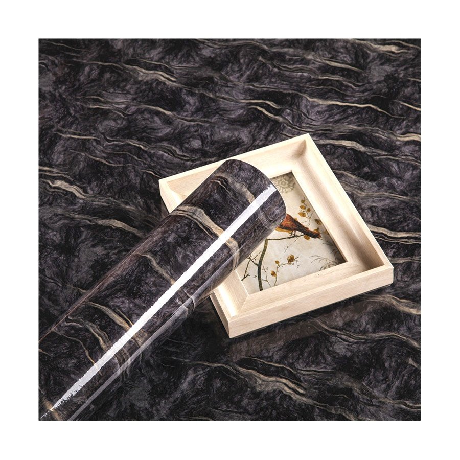 Factory Supply Marble Design PVC Interior Film Self Adhesive Vinyl Wallpaper For Background Wall