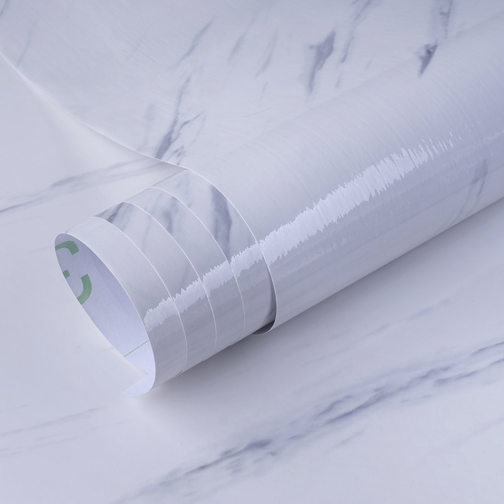 Factory Supply Marble Design PVC Interior Film Self Adhesive Vinyl Wallpaper For Background Wall