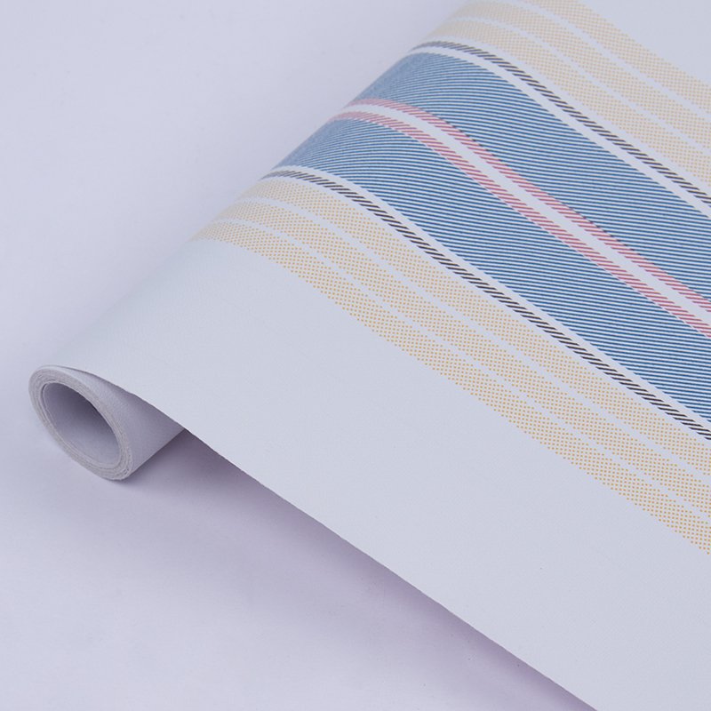 pink multicoloured vertical striped wallpaper home decoration Self adhesive Bedroom Living Room blue stripe wallpaper rolls