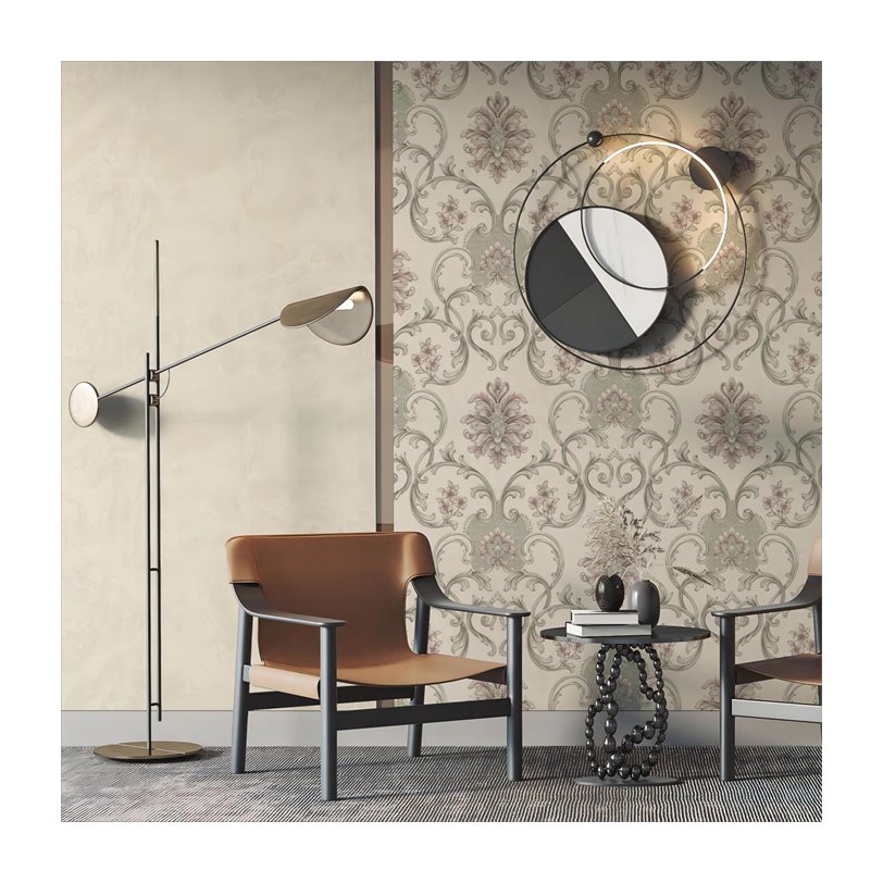 made in china new designs 106 wallpaper home decor 3d damask flower 1.06 wallpapers