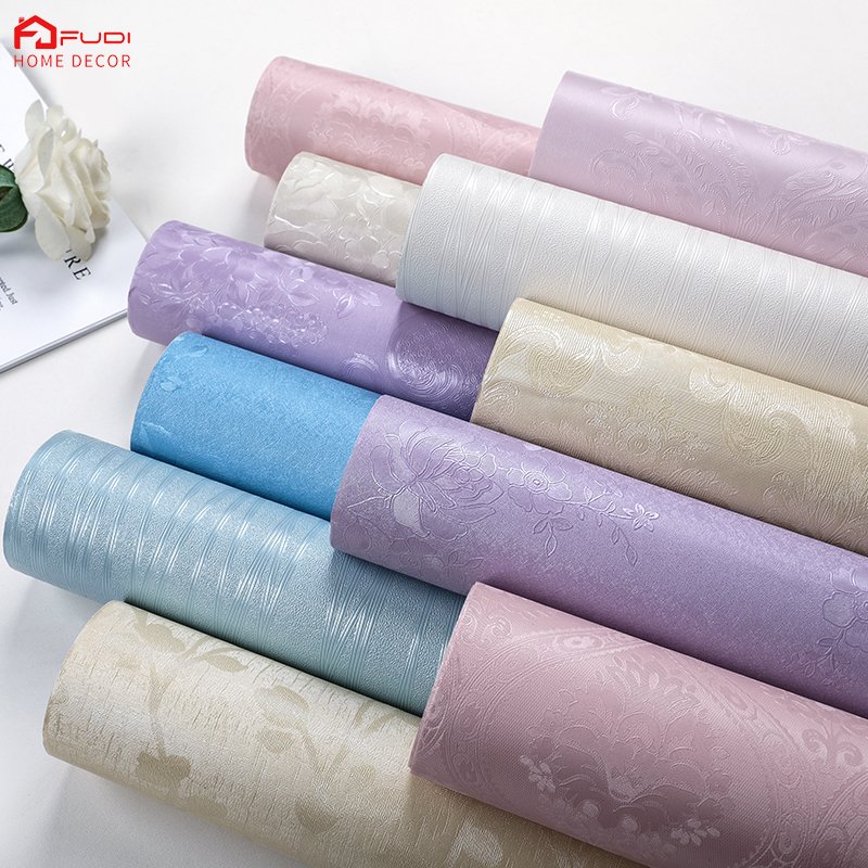 3D PVC Deep Embossing Wallpaper, Self Adhesive Modern Wallpapers for wall Furniture Stickers Living home designs
