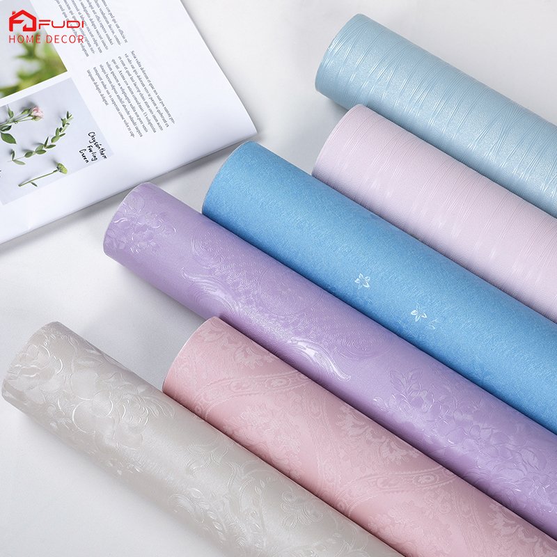 3D PVC Deep Embossing Wallpaper, Self Adhesive Modern Wallpapers for wall Furniture Stickers Living home designs