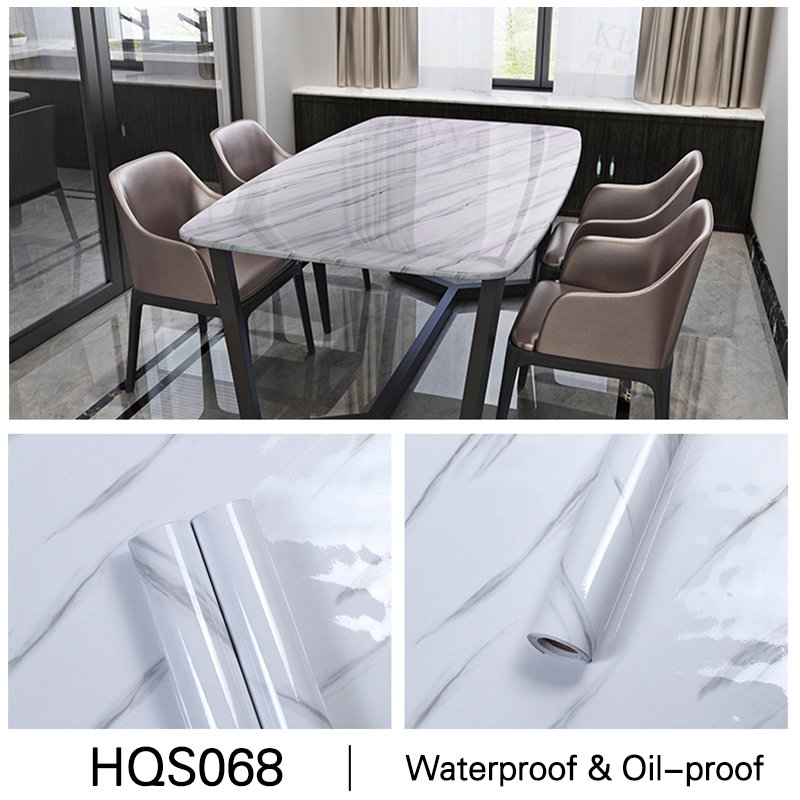 Wholesale Price Peel and Stick Marble Kitchen Sticker Waterproof PVC Wallpaper Rolls