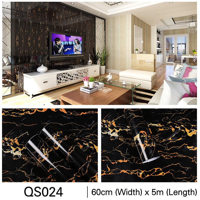 Wholesale Price Peel and Stick Marble Kitchen Sticker Waterproof PVC Wallpaper Rolls