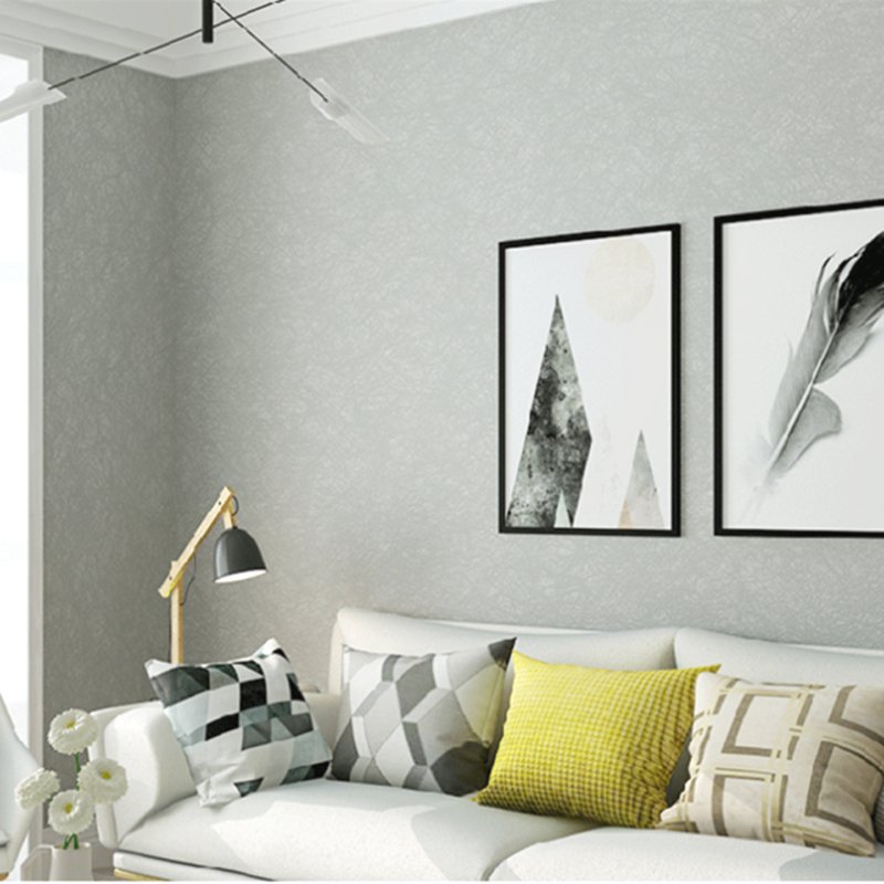 Hot Sale Simple Silk Embossed PVC vinyl Wallpaper Bedroom Living Room Hotel Indoor Wallpaper High Quality Indoor Wall Paper