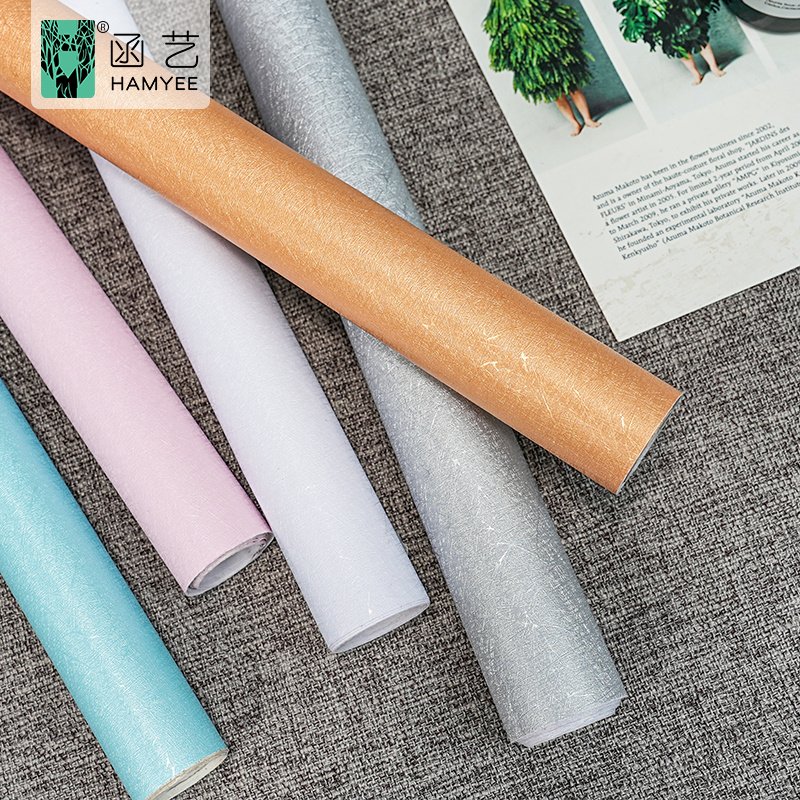 61cm*25m sky blue color peel and stick wallpaper decorative film wallpaper rolls for living room luxury