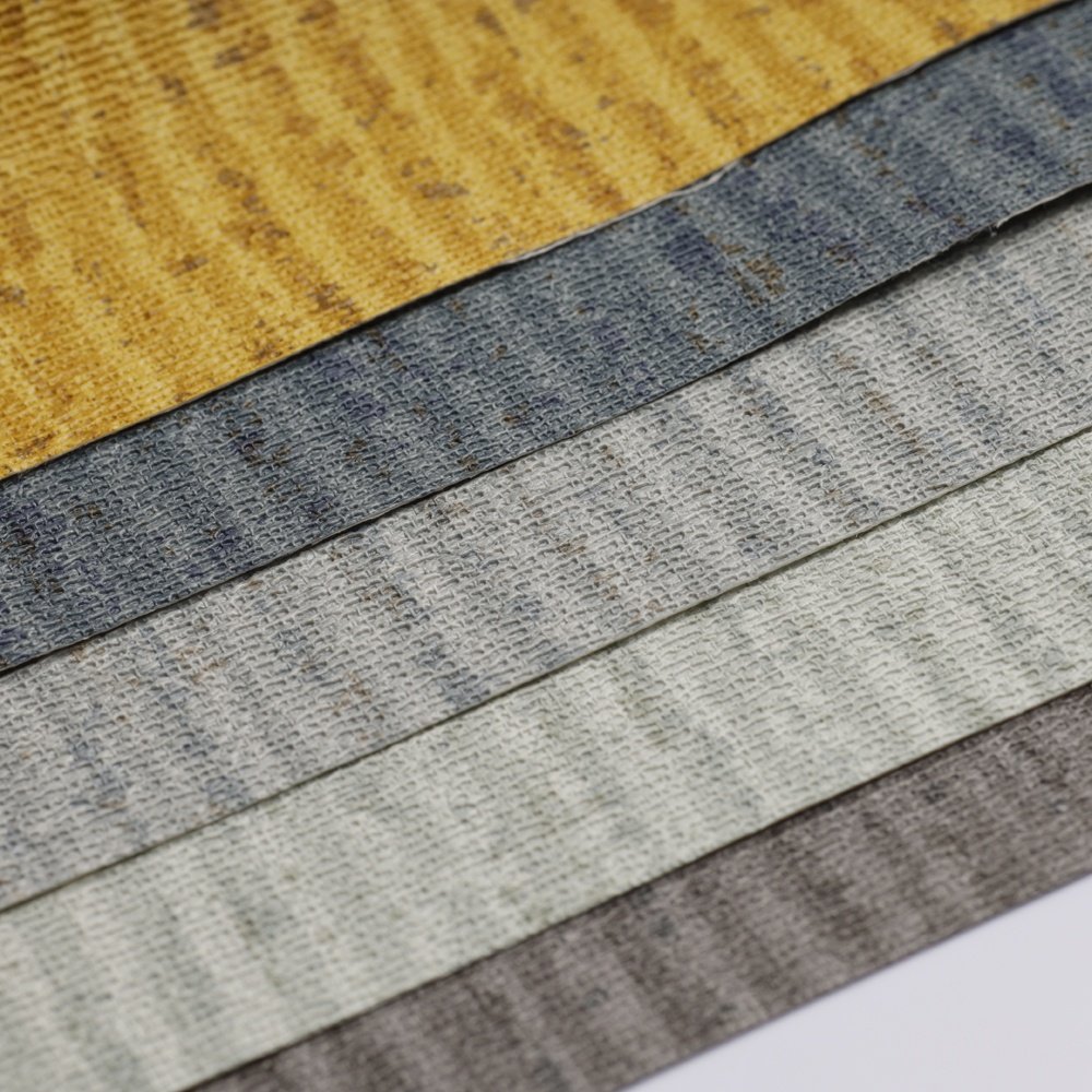 With High Click modern Design texture fabric PVC Vinyl Wallpaper Wall coverings functional Wall Decoration for restaurant