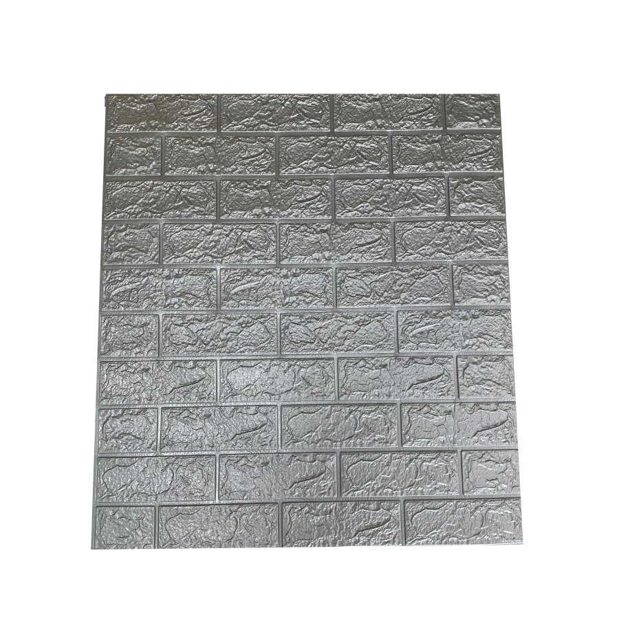 Colorful economical brickwork 77*70cm 3mm thickness waterproof XPE foam wall panel 3d wallpaper for wall decoration