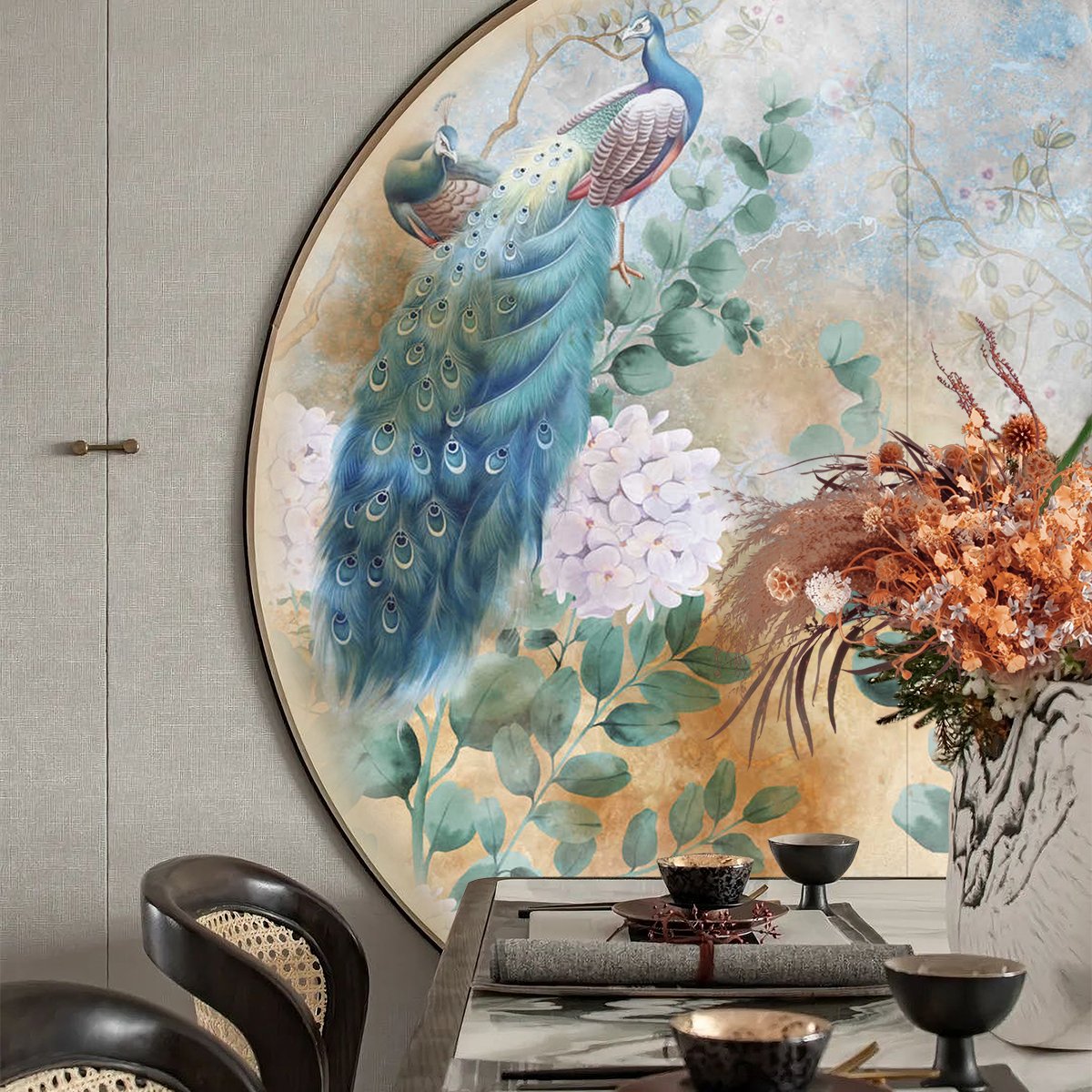 New product entrance wall interior decoration background wall paper roll home wallpaper