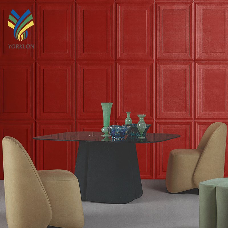 YKTB5012 Latest Design Luxury Sound Proof Textiles 3D Brick Foam Waterproof Soundproof Wallpaper For Night Club
