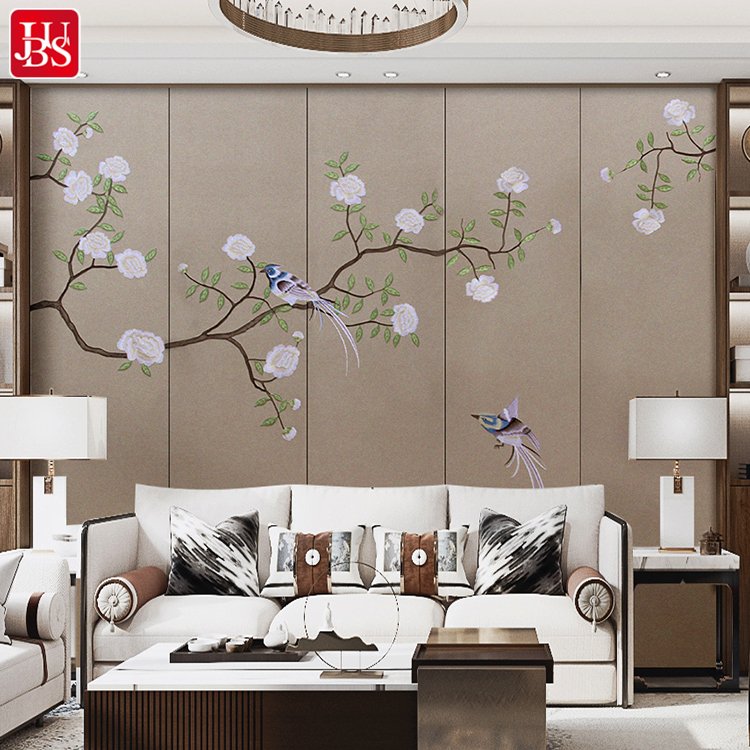 New product Home decoration board wallpaper floral wallpaper 3d Background wall wallpaper