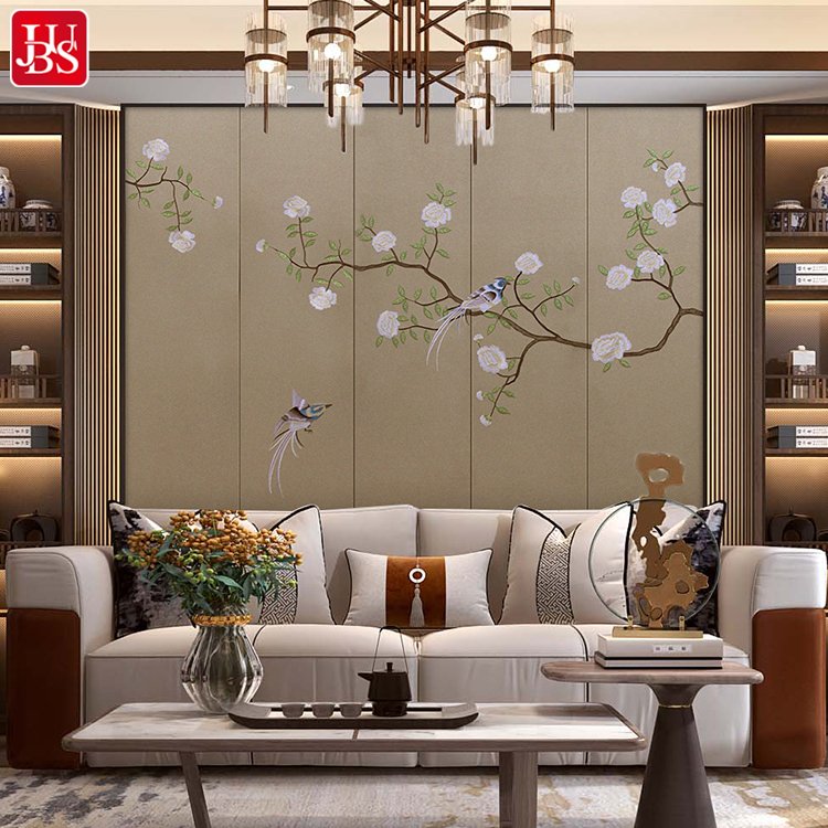 New product Home decoration board wallpaper floral wallpaper 3d Background wall wallpaper