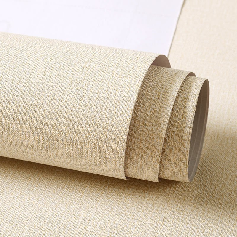 Home Decor Self Adhesive Vinyl Wallpaper Plain Printable Texture Wallpaper Roll