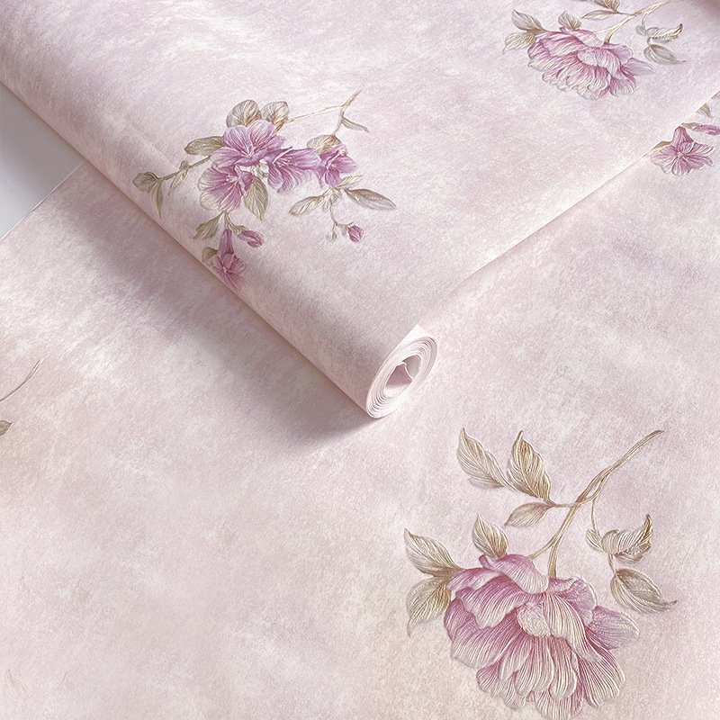 different decor rolls domestic european elegant large flower decorative wallpaper romantic designs for walls