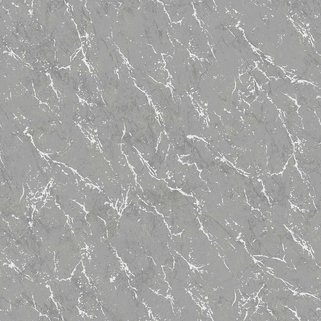 Stone crack wallpaper, golden yellow non-woven fabric wallpaper gray