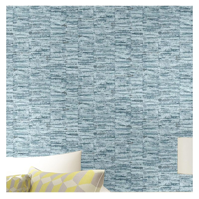 Indoor decoration background wall brushing water Self adhesive non woven wallpaper