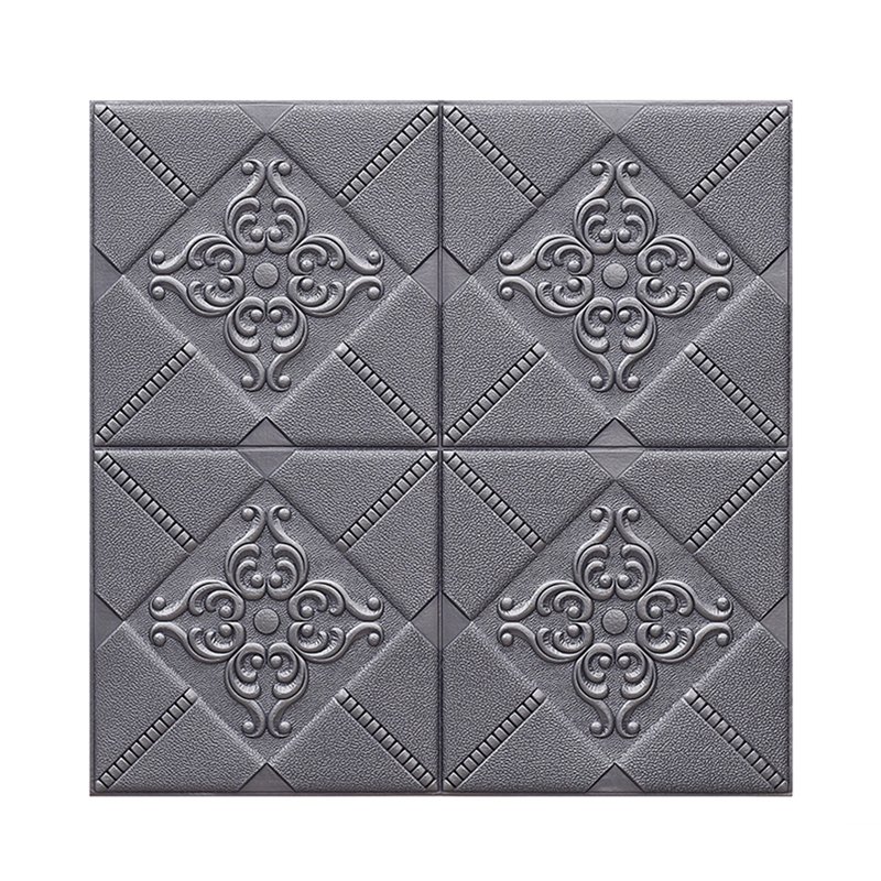 European luxury elegant style self-adhesive xpe foam bedroom decoration wall sticker 3D wallpaper
