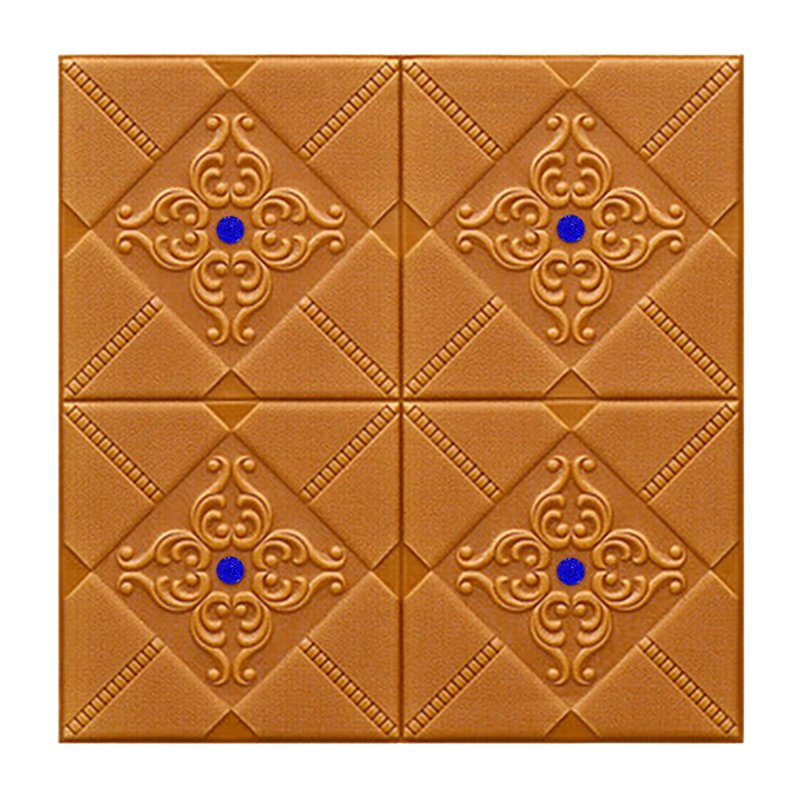 European luxury elegant style self-adhesive xpe foam bedroom decoration wall sticker 3D wallpaper