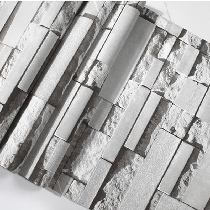 wallpaper rolls peel and stick self-adhesive 3d brick stone retro pvc wall panels sticker modern luxury texturized design Salon
