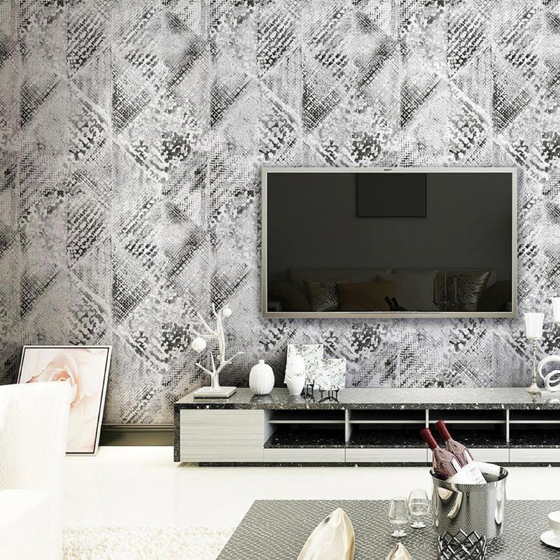 Plant leaf non woven wallpaper brushing water Self adhesive