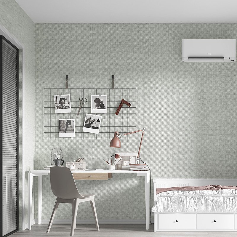 3D Textured Fabric Linen Wallpaper Self-Adhesive Removable Waterproof Thick Wallpaper for Home Decor DIY