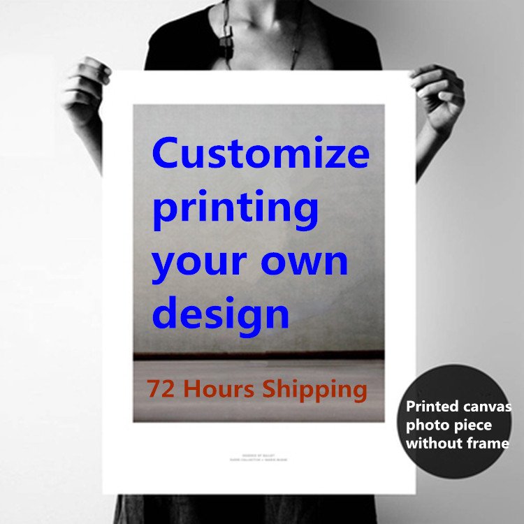 Dropshipping Diy Wall Art Canvas Custom Ink Painting Canvas Print By Your Photo Wall Paper Paint By Number For Adult