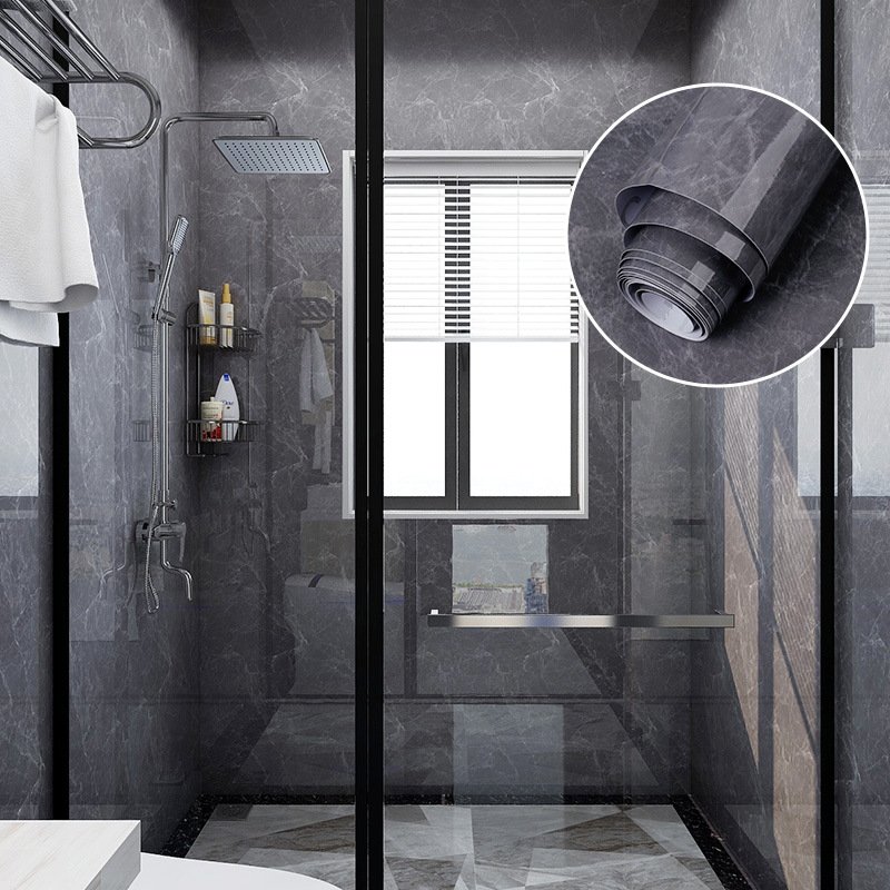 splash wall stickers self-adhesive marble 3d wall sticker bathroom tiles adhesion wallpaper wall waterproof brick wallpaper