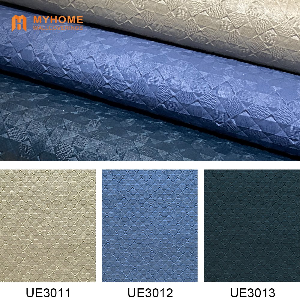 Hotel Commercial PVC Waterproof Fireproof Fabric Backed Vinyl Wallcovering Wallpapers/Wall Coating