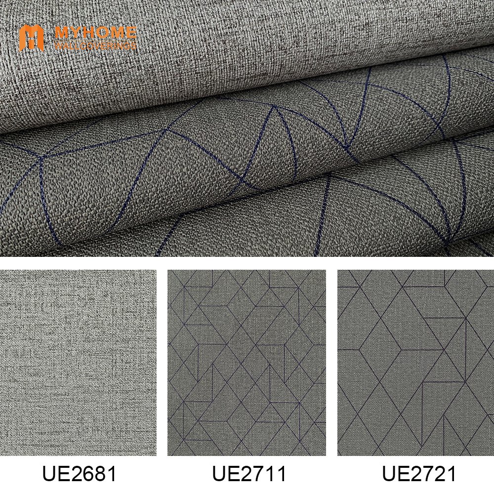 Hotel Commercial PVC Waterproof Fireproof Fabric Backed Vinyl Wallcovering Wallpapers/Wall Coating
