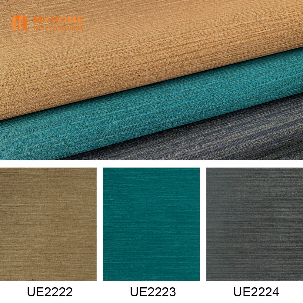 Hotel Commercial PVC Waterproof Fireproof Fabric Backed Vinyl Wallcovering Wallpapers/Wall Coating