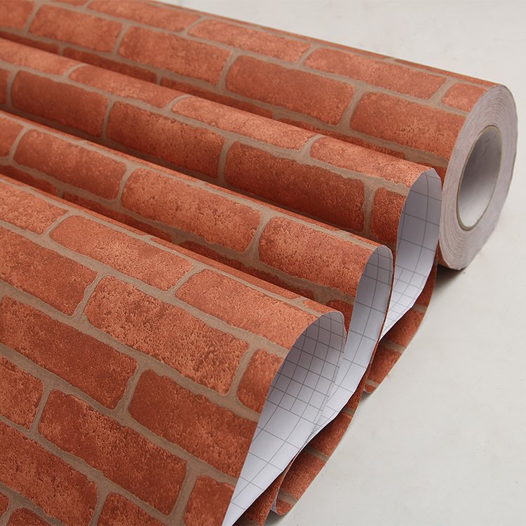 Supplier produce 1.22x50m self adhesive wallpaper rolls for home decoration