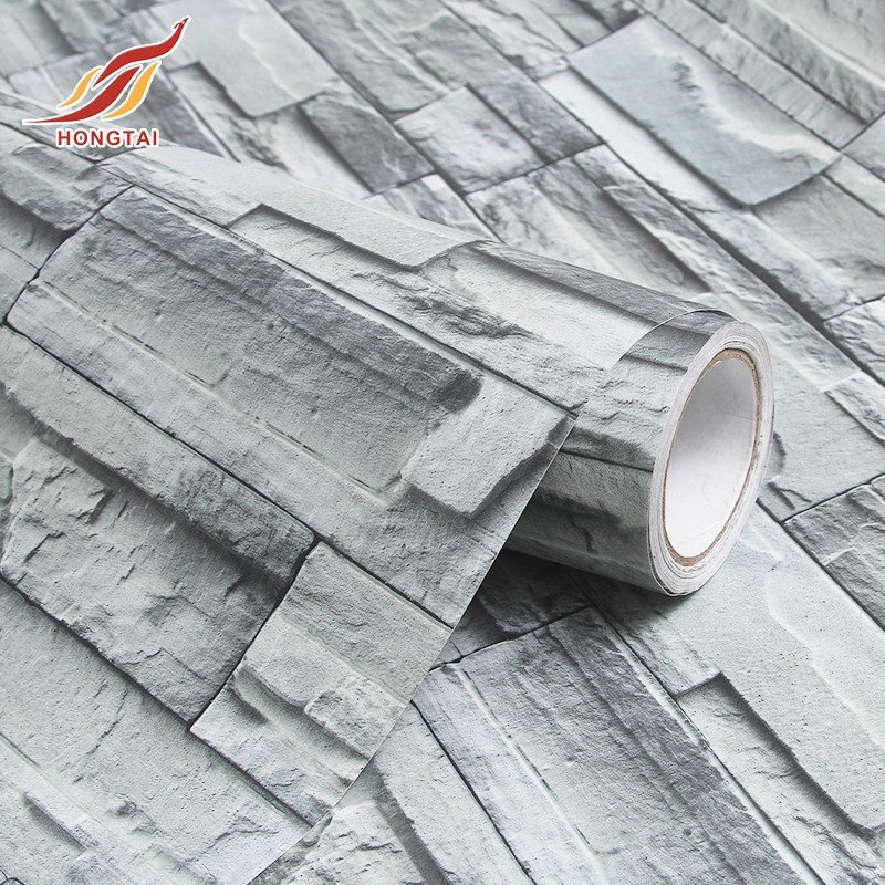 Supplier produce 1.22x50m self adhesive wallpaper rolls for home decoration