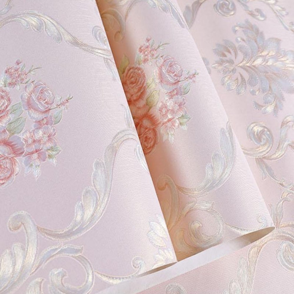 pvc modern 3d wallpaper decor European wallpaper wall nonwoven embossed design wallpaper home decoration