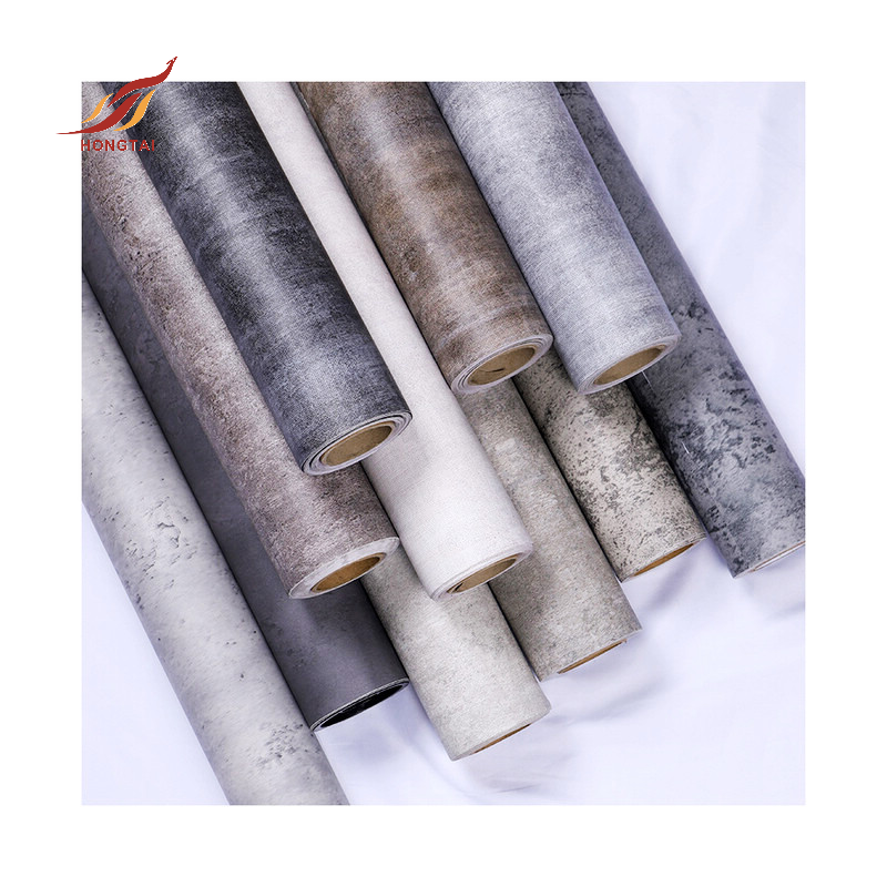 waterproof vinyl cement self adhesive pvc decorative film concrete design membrane foil for interior wall