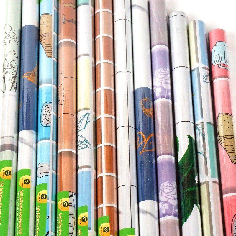 Printed pattern Self adhesive wallpaper home decoration adhesive wall 3d wallpaper for living room wallpaper rolls wall paper