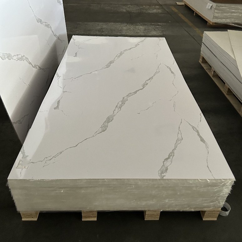 High Glossy 1220*2440mm*3mm Uv Marble Sheet Uv Pvc Marble Sheet Pvc Wall Panel