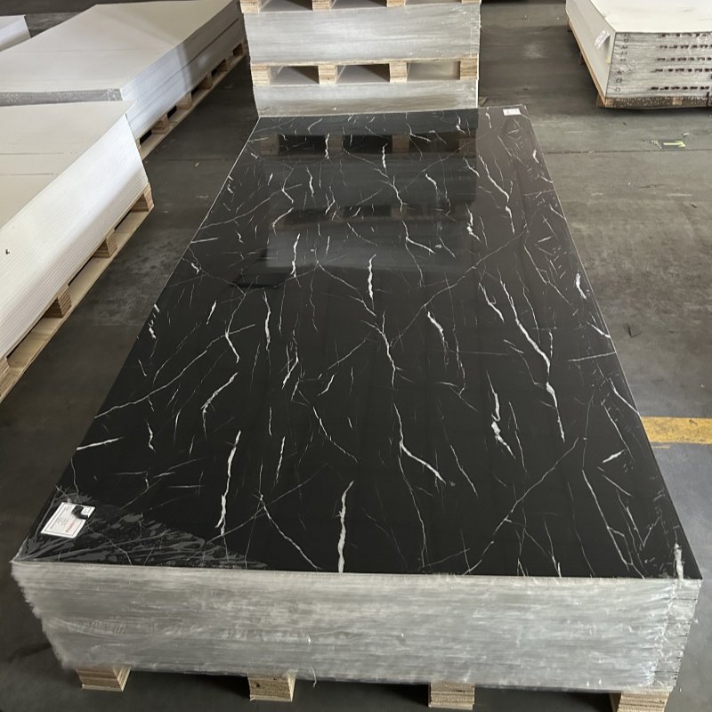 High Glossy 1220*2440mm*3mm Uv Marble Sheet Uv Pvc Marble Sheet Pvc Wall Panel