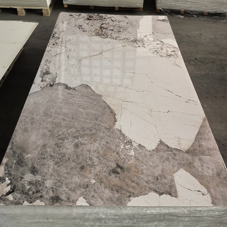 High Glossy 1220*2440mm*3mm Uv Marble Sheet Uv Pvc Marble Sheet Pvc Wall Panel