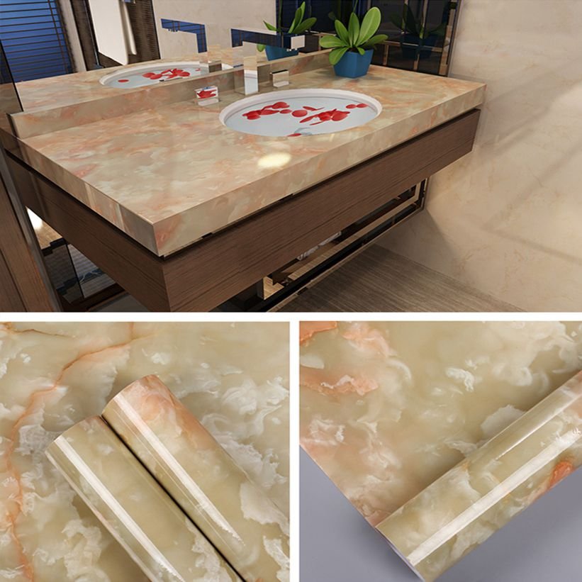 Wholesale vinyl adhesive wallpaper China factory marble wall paper furniture table stickers