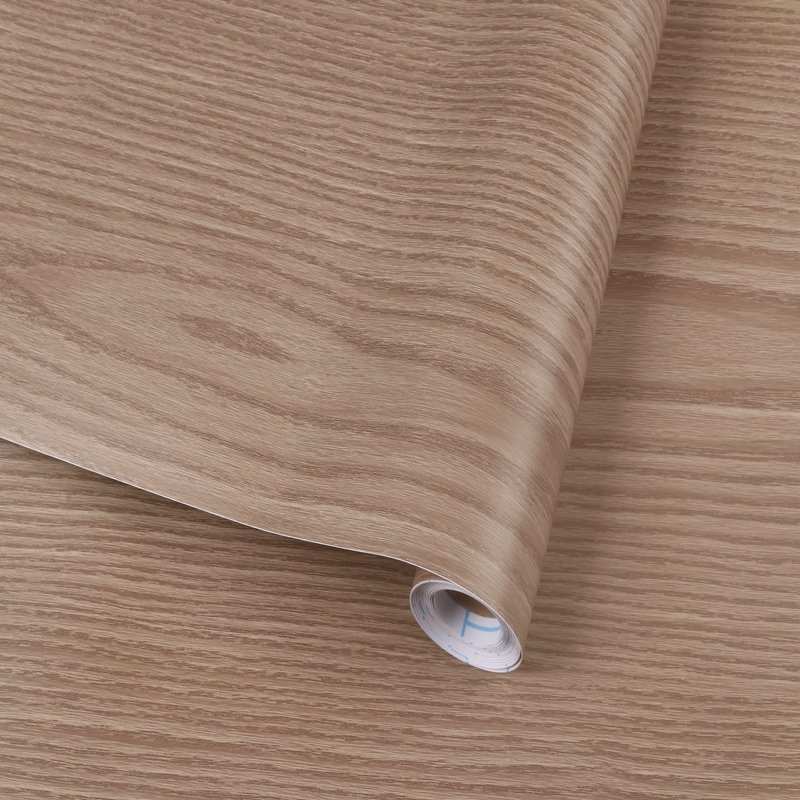 Wholesale self-adhesive wallpaper wood grain waterproof stickers old furniture decorative stickers for interior walls