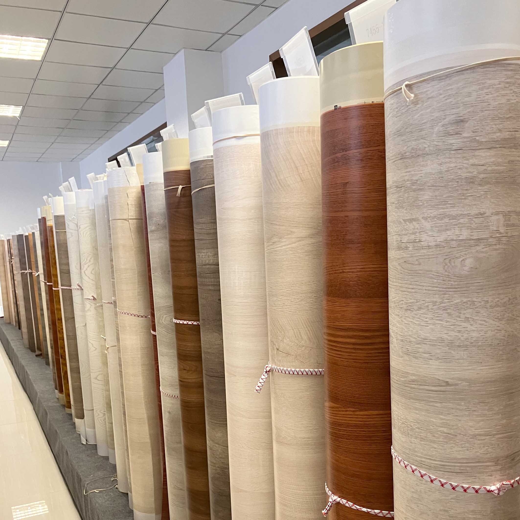 Waterproof Glue Down PVC roll self adhesive kitchen counter top sticker wood texture adhesive laminate film