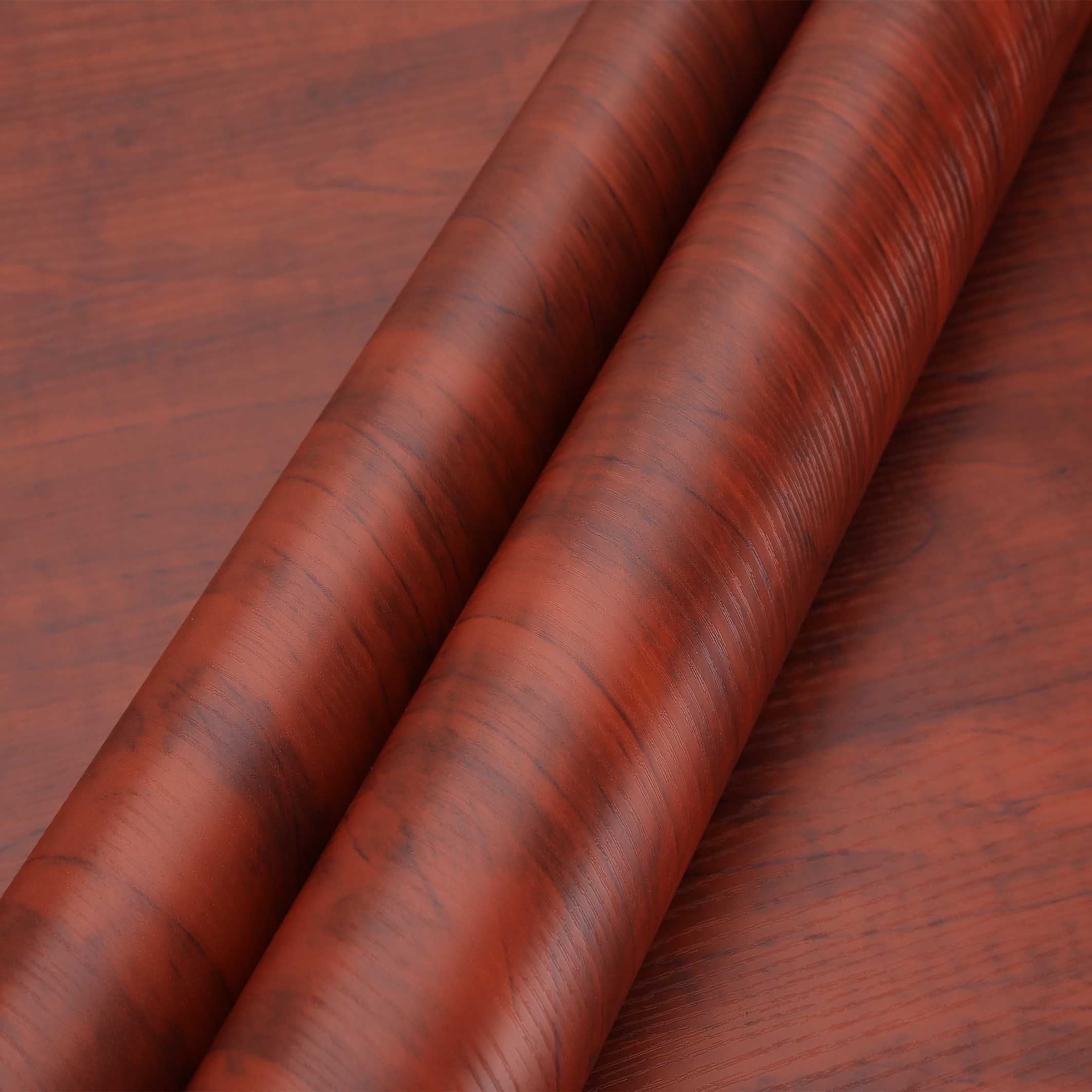 Waterproof Glue Down PVC roll self adhesive kitchen counter top sticker wood texture adhesive laminate film
