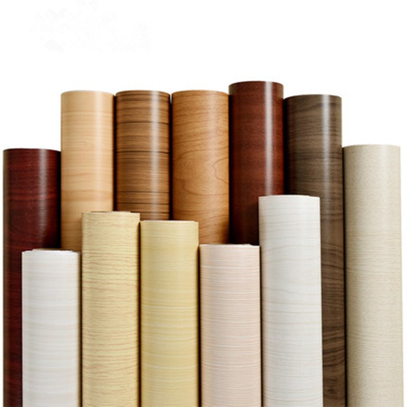 PVC Wood Grain Vinyl Self Adhesive Wallpaper pvc Decorative Film roll For Furniture