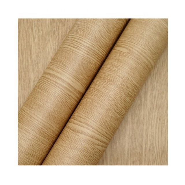 PVC Wood Grain Vinyl Self Adhesive Wallpaper pvc Decorative Film roll For Furniture