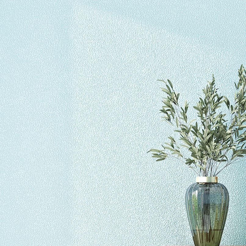 Green Linen Pattern Wallpaper Rolls Cloth Anti-collision Sound Insulation Moisturizing Moisture-proof Wallpaper Roll