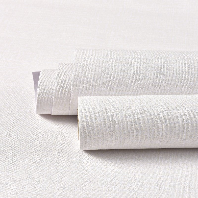 Non-woven White Color Peel And Stick Home Decoration Wallpaper Sticker Mould-Proof Latest Design Wall Covering
