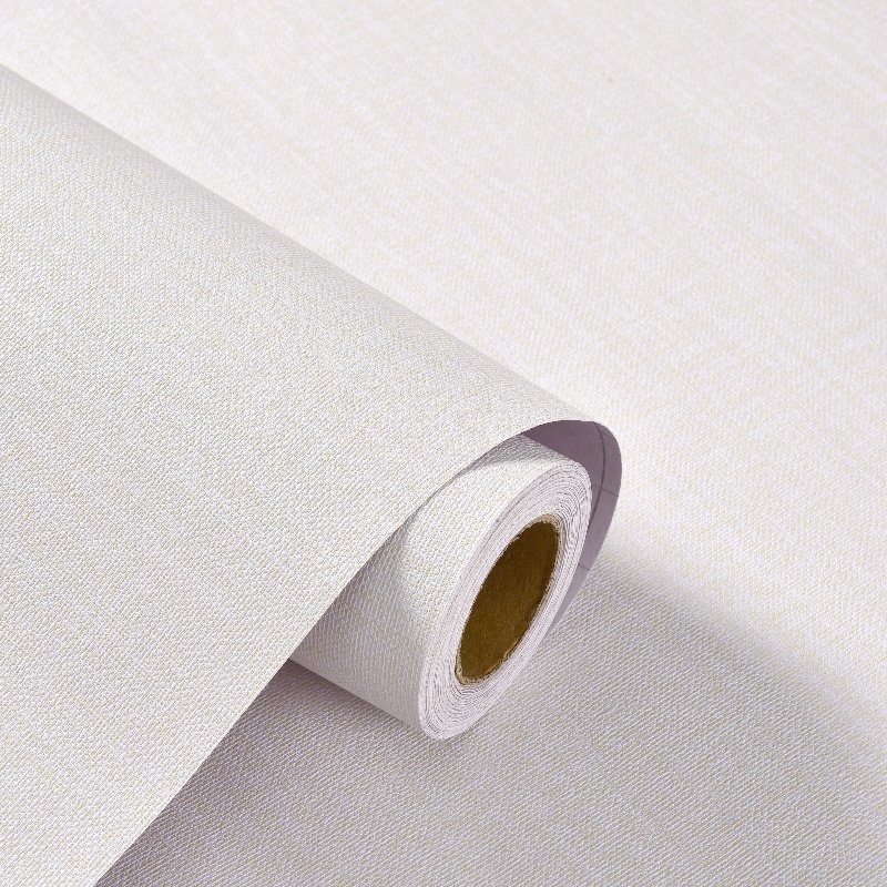 Non-woven White Color Peel And Stick Home Decoration Wallpaper Sticker Mould-Proof Latest Design Wall Covering
