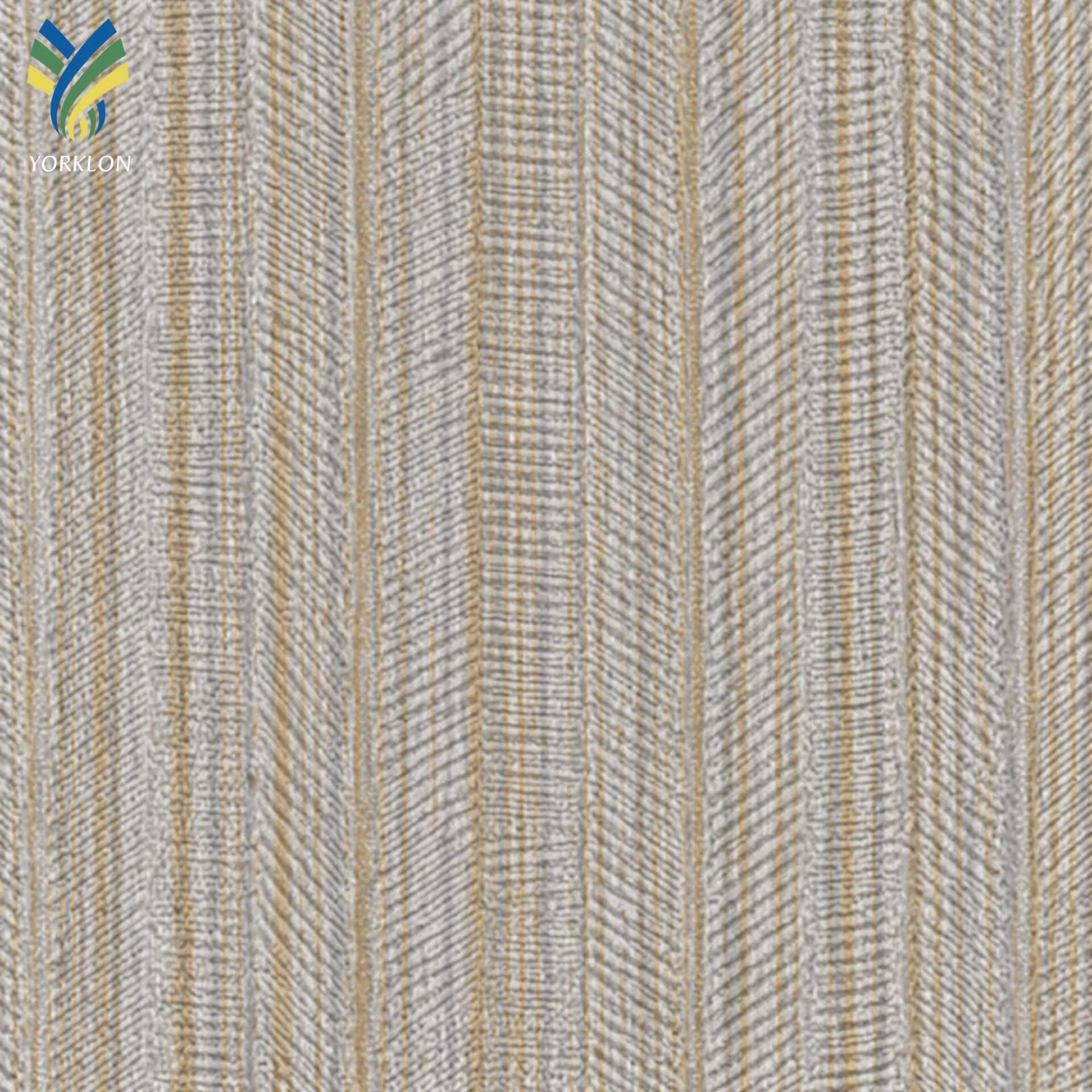 25-FASHION Luxury Interior Decorative Heat Resistant Fabric PVC Textured Wall papers Wallcovering For Panel