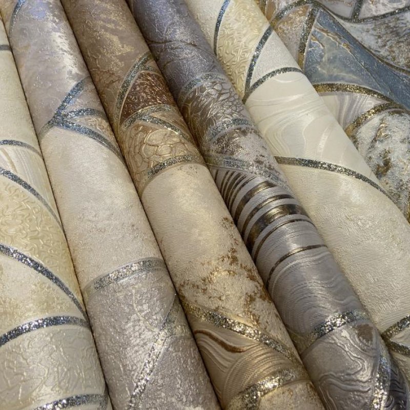 Peel and stick wallpaper rolls for home decoration living room luxury 106 width and 3D design